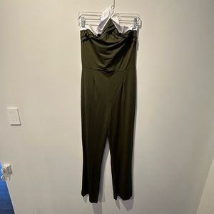 Dark green jumpsuit